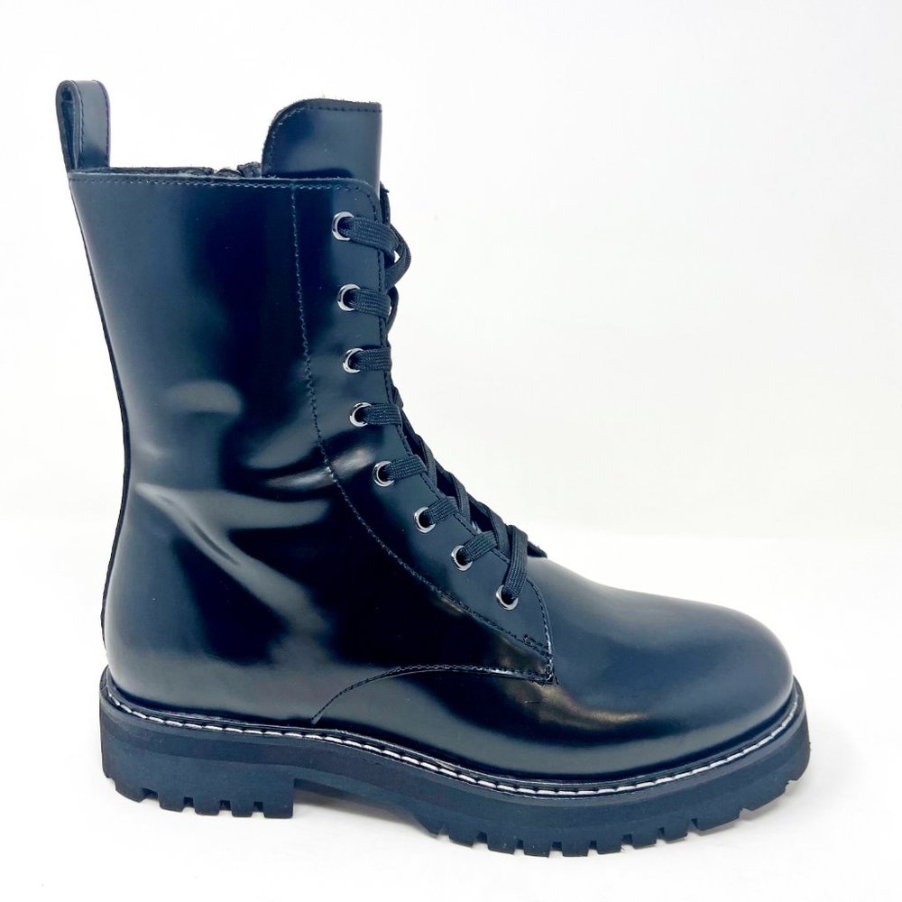 Thursday Boot Company Black Leather Combat Boots